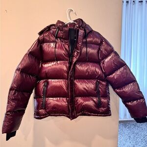 Rudsak Burgundy Cloud Puffer Coat